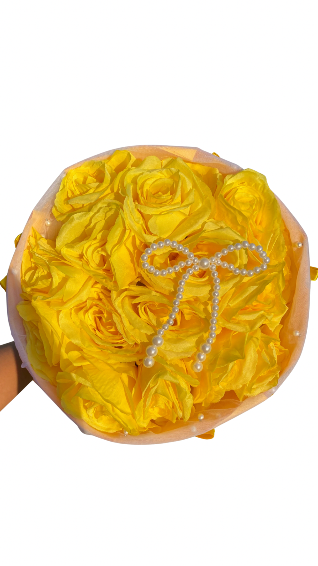 Yellow Pearl Rose Bouquet