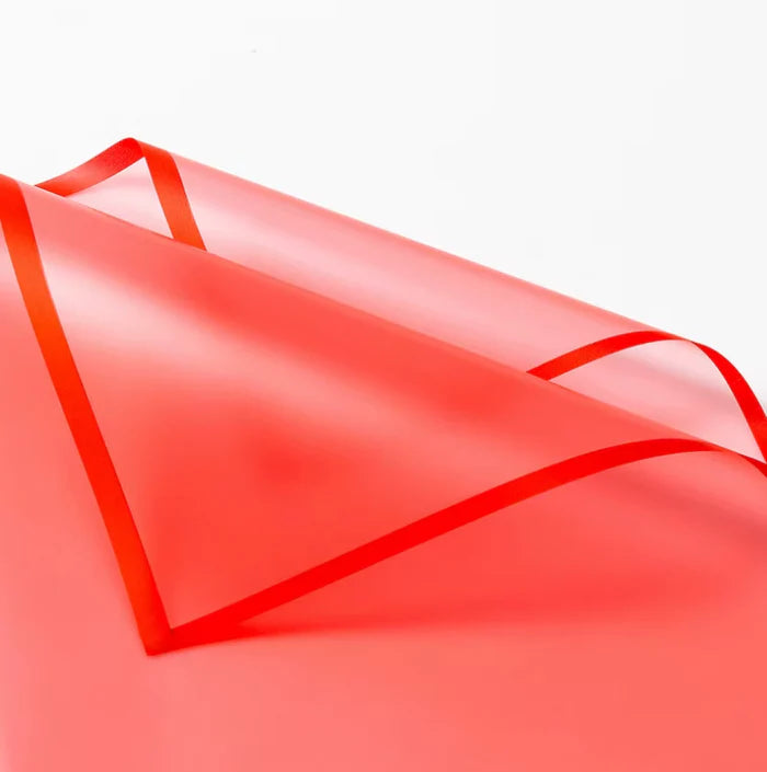 Transparent Wrap With Solid Color Edge