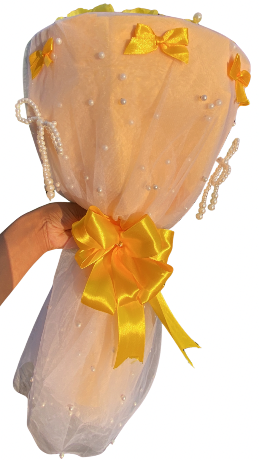 Yellow Pearl Rose Bouquet