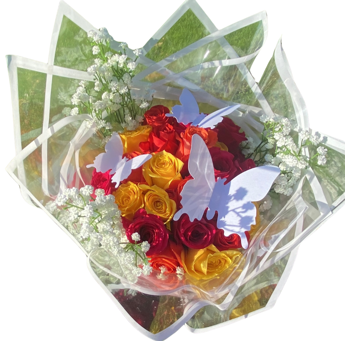 16 Silk roses