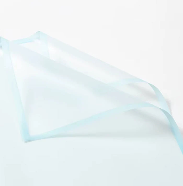 Transparent Wrap With Solid Color Edge