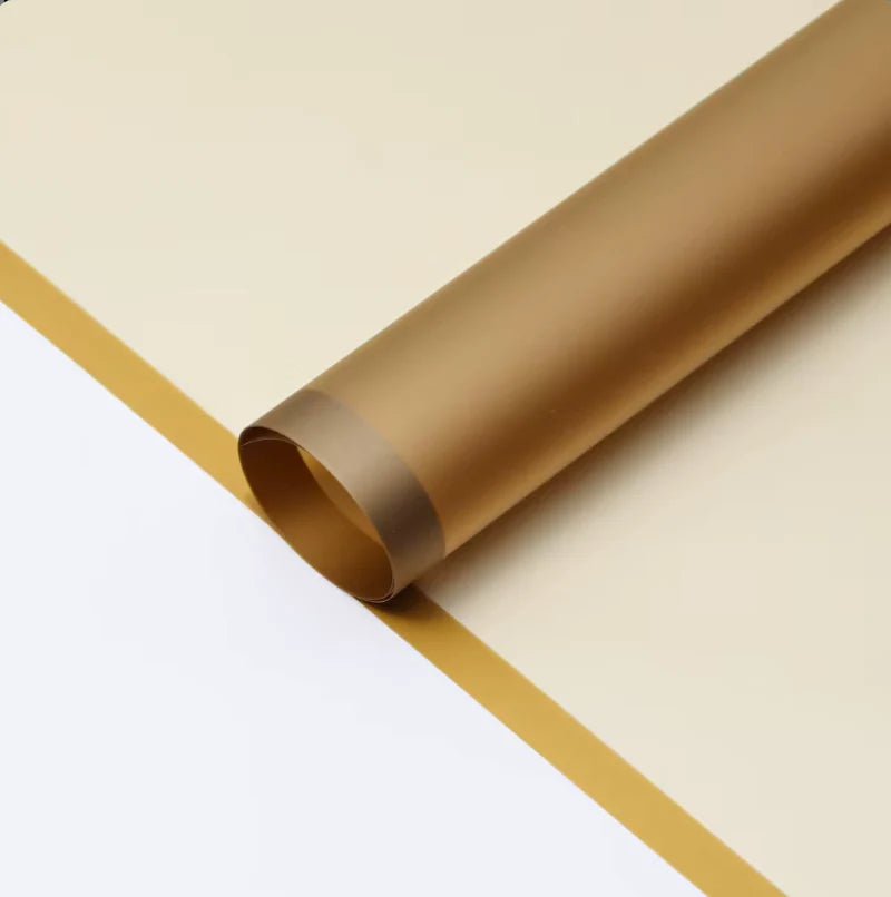 Transparent Wrap With Solid Color Edge